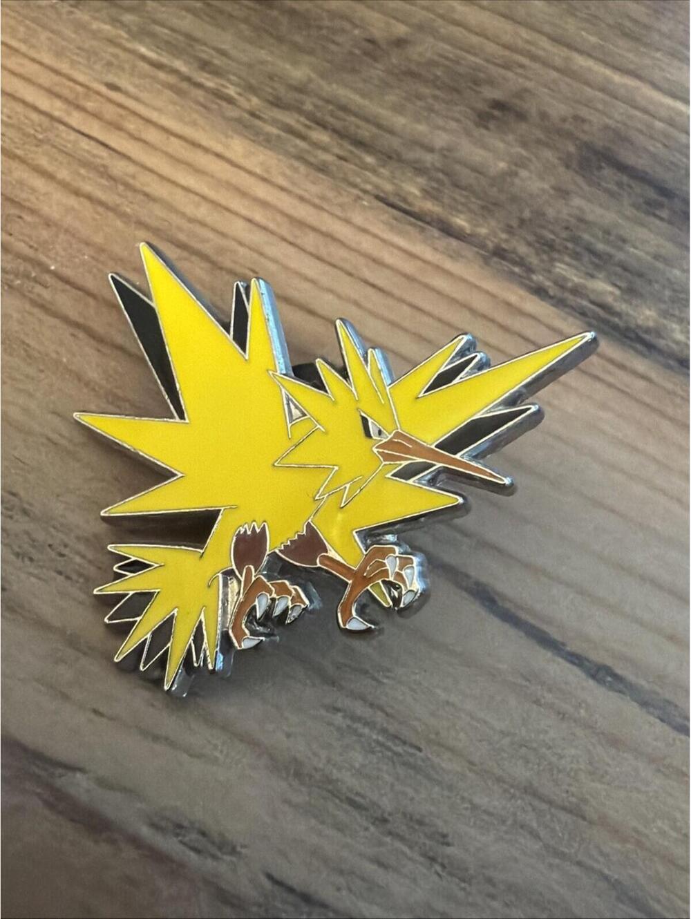 Pokemon TCG Zapdos Enamel Collector's Pin!